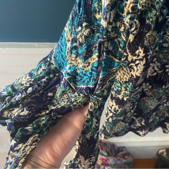 Free People Lady Luck Boho Floral Tunic Dress - Picture 4 of 8